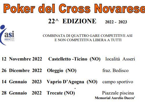 Poker del Cross Novarese 2022/2023